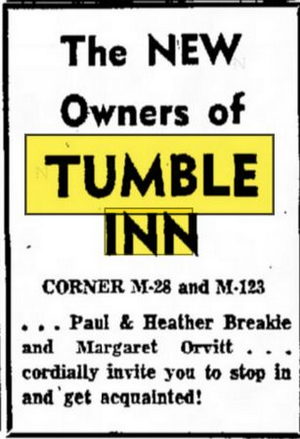 Tumble Inn (Tumble-Inn) - Aug 30 1969 Ad (newer photo)